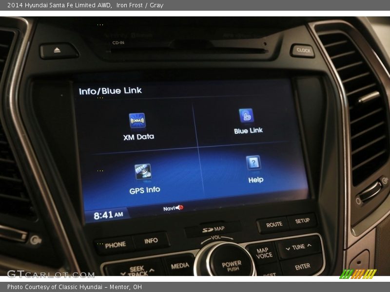 Iron Frost / Gray 2014 Hyundai Santa Fe Limited AWD