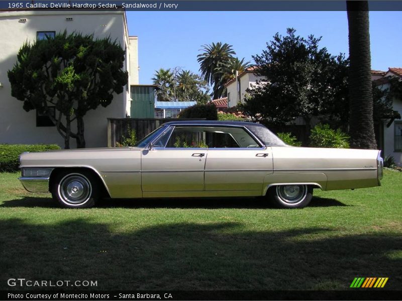 Sandalwood / Ivory 1965 Cadillac DeVille Hardtop Sedan
