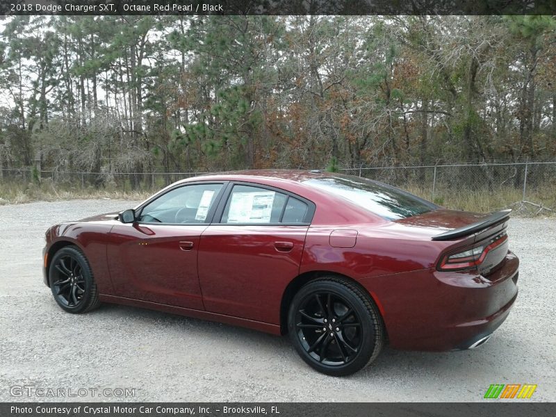 Octane Red Pearl / Black 2018 Dodge Charger SXT
