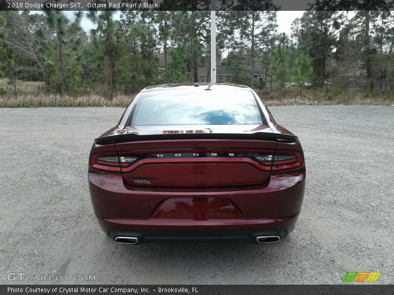 Octane Red Pearl / Black 2018 Dodge Charger SXT
