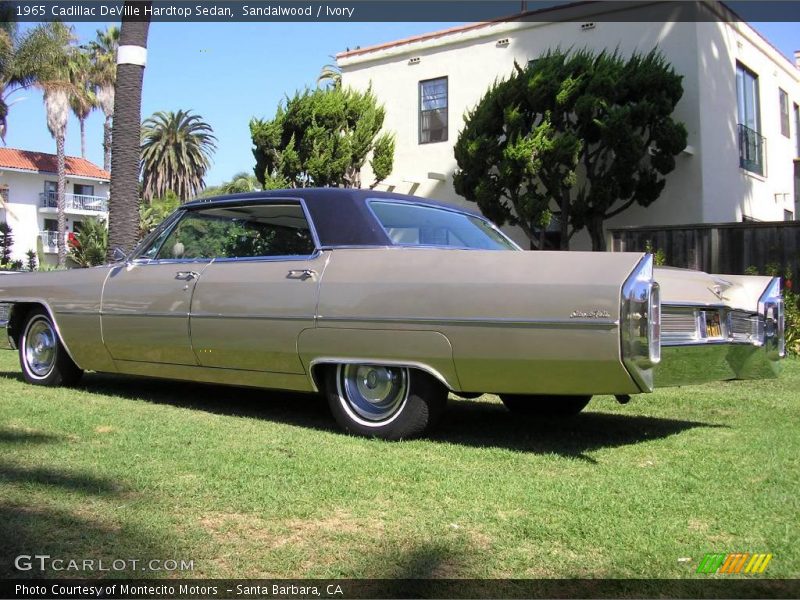 Sandalwood / Ivory 1965 Cadillac DeVille Hardtop Sedan