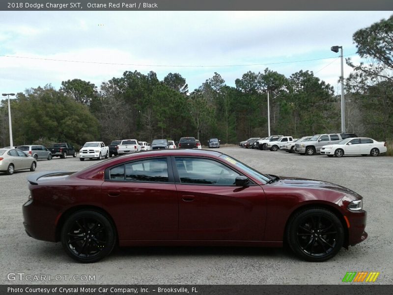 Octane Red Pearl / Black 2018 Dodge Charger SXT