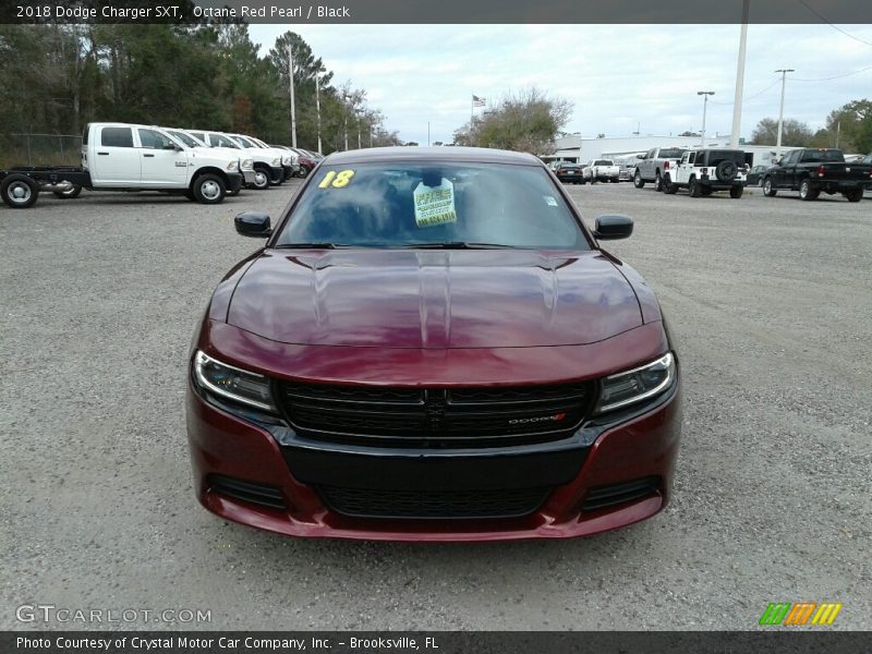 Octane Red Pearl / Black 2018 Dodge Charger SXT