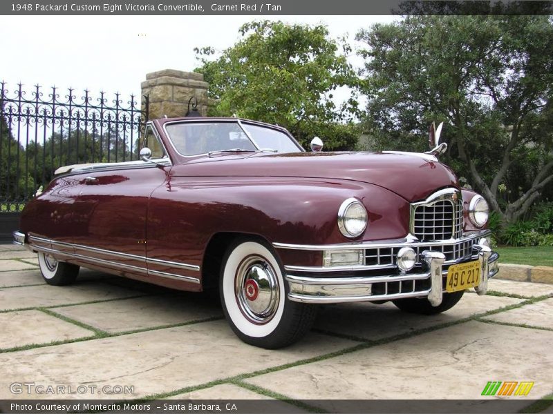 Garnet Red / Tan 1948 Packard Custom Eight Victoria Convertible