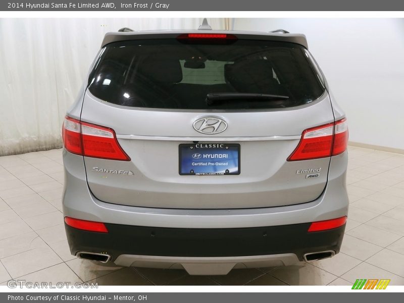 Iron Frost / Gray 2014 Hyundai Santa Fe Limited AWD