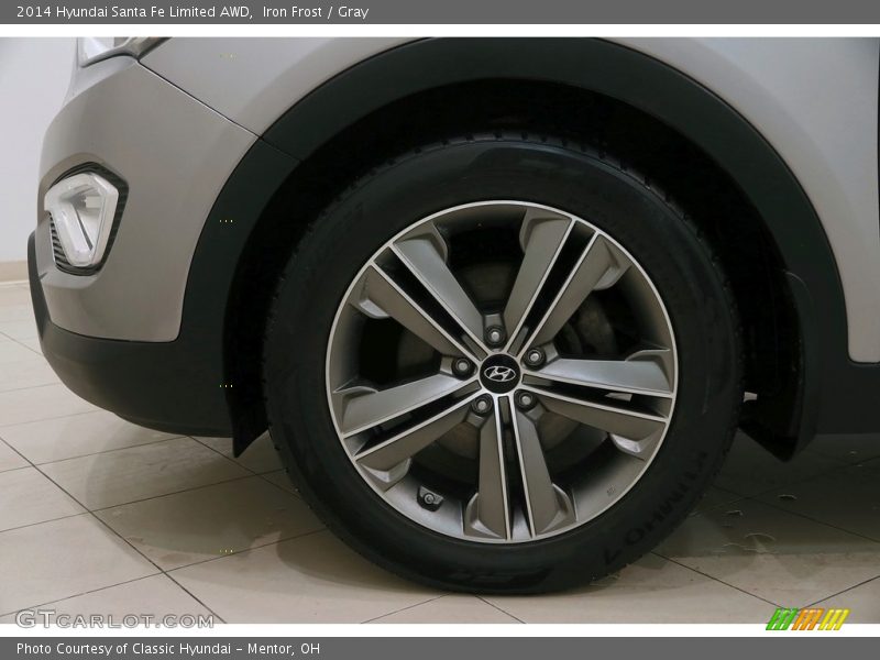 Iron Frost / Gray 2014 Hyundai Santa Fe Limited AWD