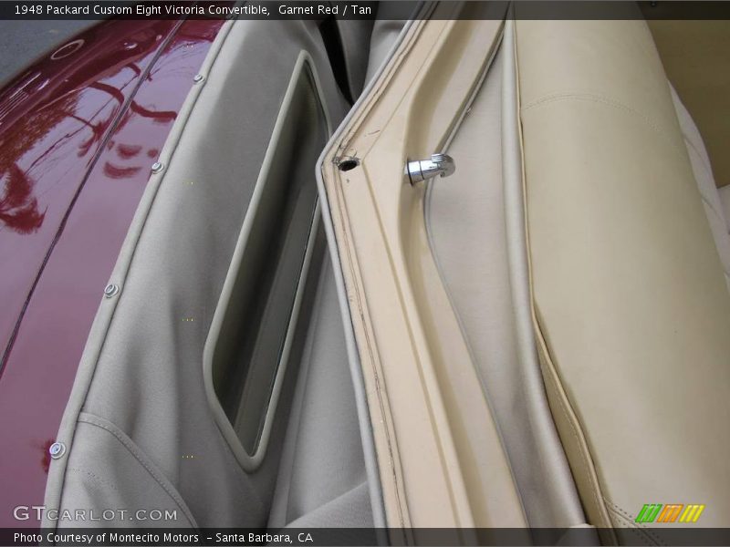 Garnet Red / Tan 1948 Packard Custom Eight Victoria Convertible
