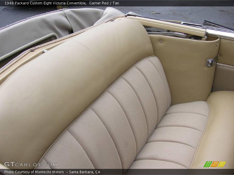 Garnet Red / Tan 1948 Packard Custom Eight Victoria Convertible