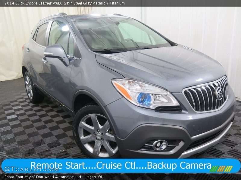Satin Steel Gray Metallic / Titanium 2014 Buick Encore Leather AWD