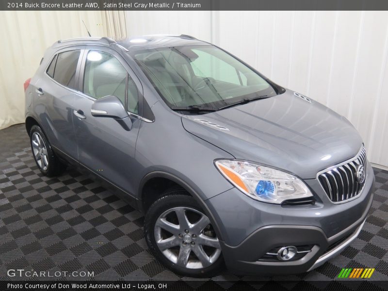 Satin Steel Gray Metallic / Titanium 2014 Buick Encore Leather AWD