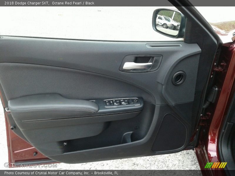 Octane Red Pearl / Black 2018 Dodge Charger SXT