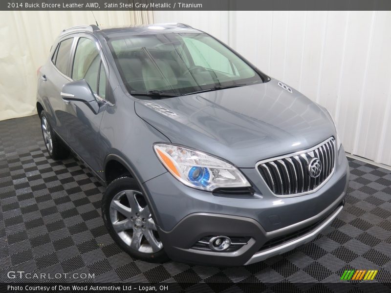 Satin Steel Gray Metallic / Titanium 2014 Buick Encore Leather AWD