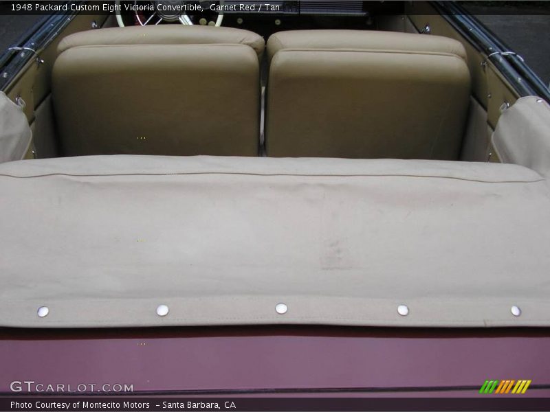 Garnet Red / Tan 1948 Packard Custom Eight Victoria Convertible