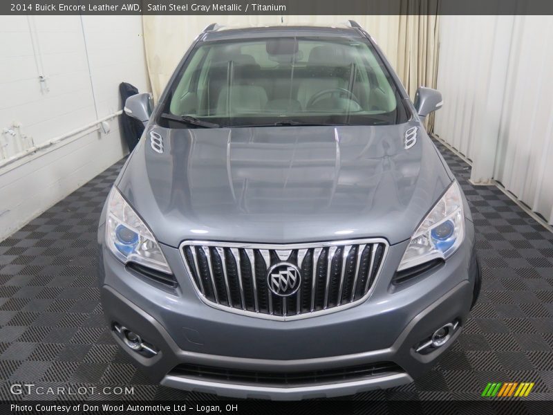 Satin Steel Gray Metallic / Titanium 2014 Buick Encore Leather AWD