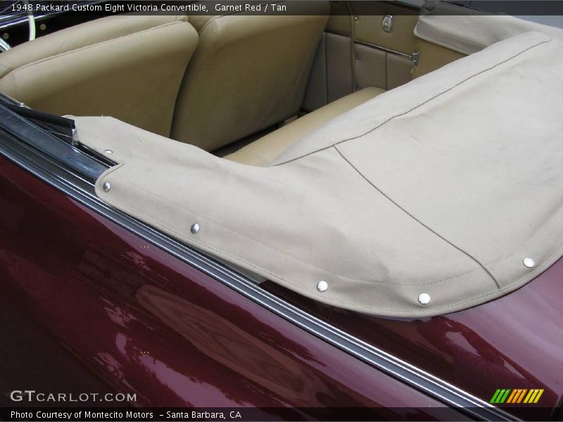 Garnet Red / Tan 1948 Packard Custom Eight Victoria Convertible
