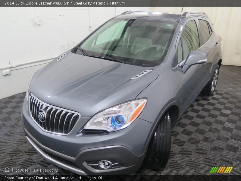 Satin Steel Gray Metallic / Titanium 2014 Buick Encore Leather AWD