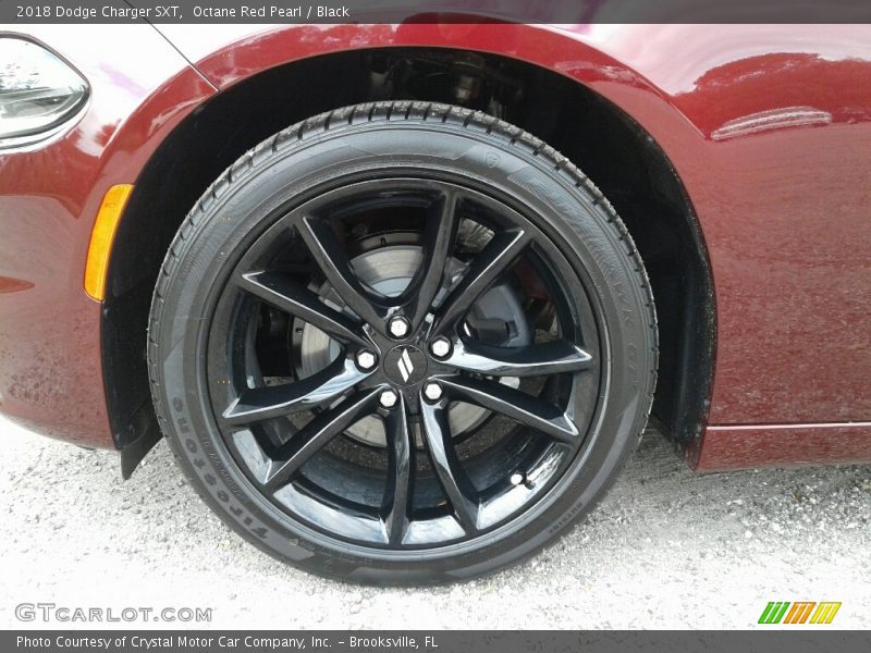 Octane Red Pearl / Black 2018 Dodge Charger SXT