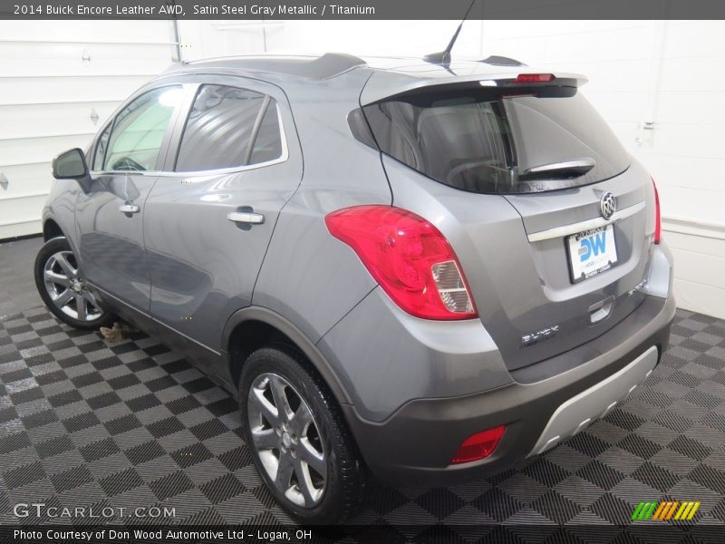 Satin Steel Gray Metallic / Titanium 2014 Buick Encore Leather AWD