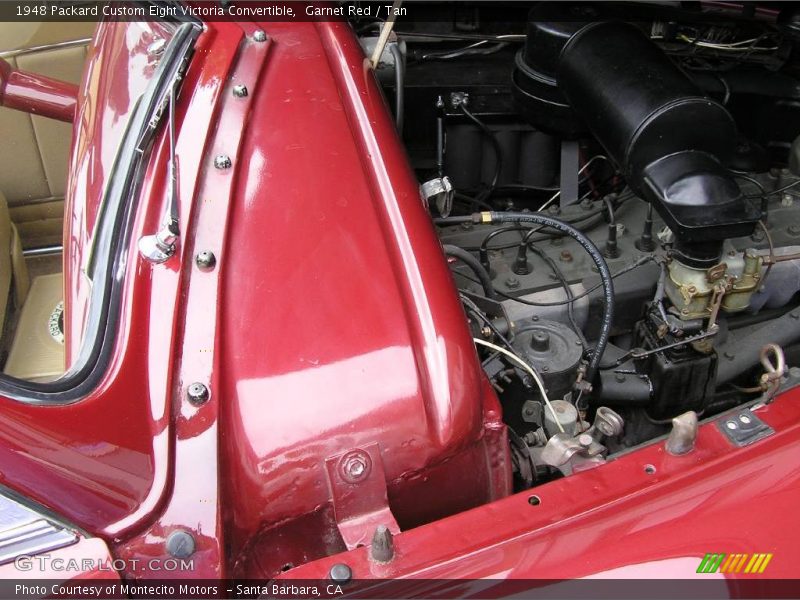 Garnet Red / Tan 1948 Packard Custom Eight Victoria Convertible