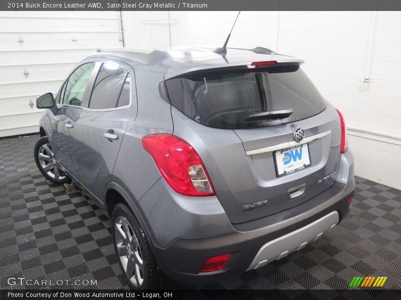 Satin Steel Gray Metallic / Titanium 2014 Buick Encore Leather AWD