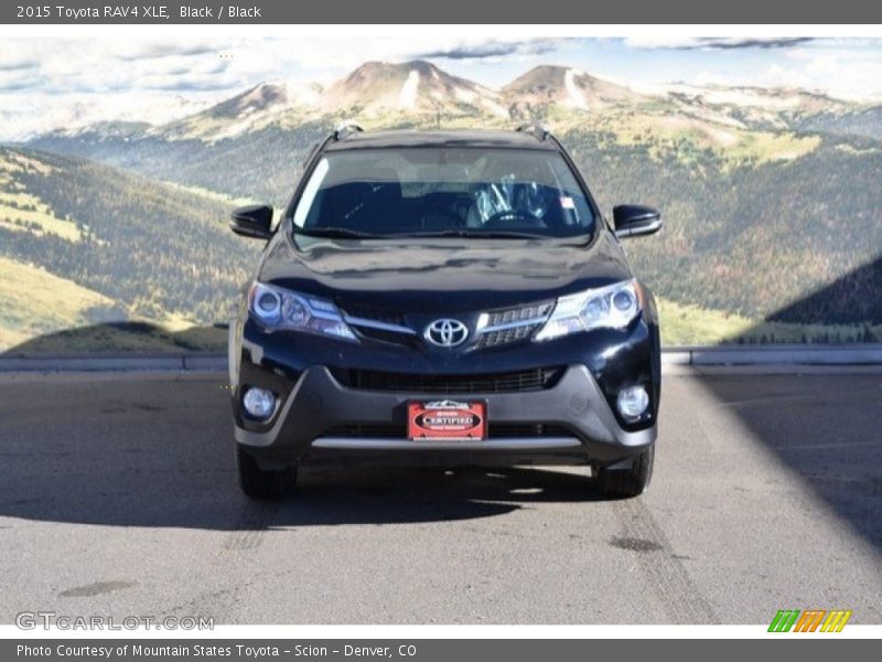 Black / Black 2015 Toyota RAV4 XLE
