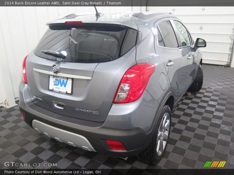 Satin Steel Gray Metallic / Titanium 2014 Buick Encore Leather AWD