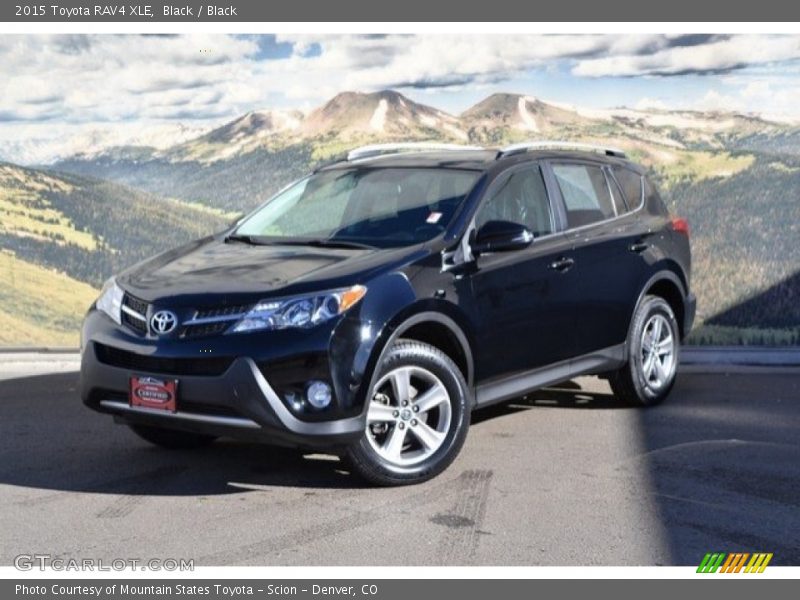 Black / Black 2015 Toyota RAV4 XLE