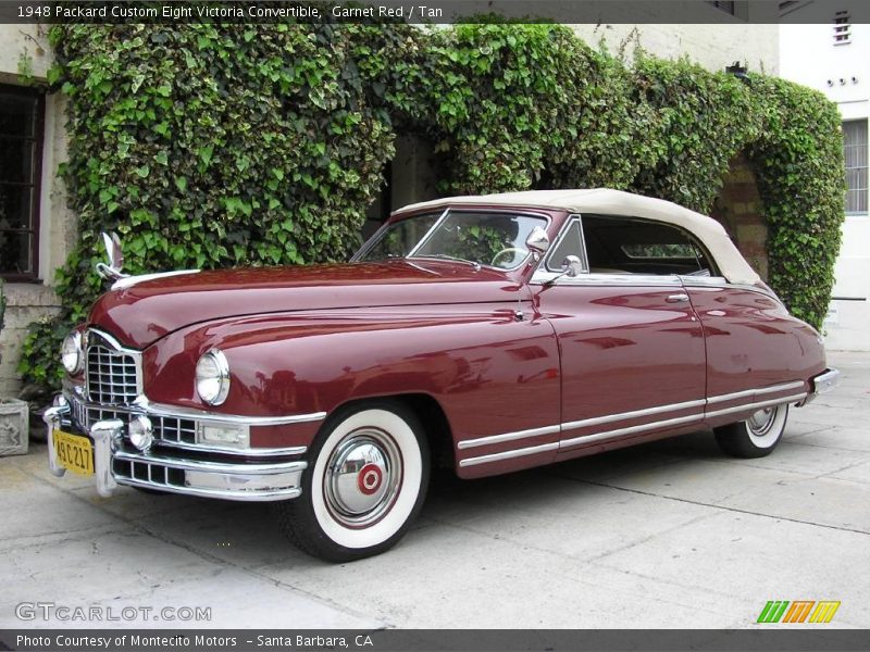 Garnet Red / Tan 1948 Packard Custom Eight Victoria Convertible