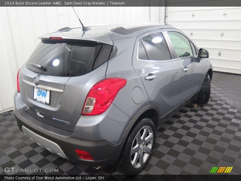 Satin Steel Gray Metallic / Titanium 2014 Buick Encore Leather AWD