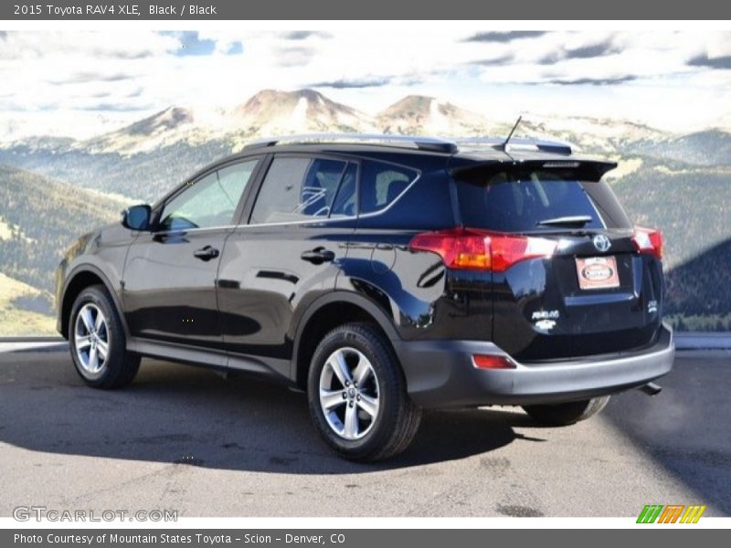 Black / Black 2015 Toyota RAV4 XLE