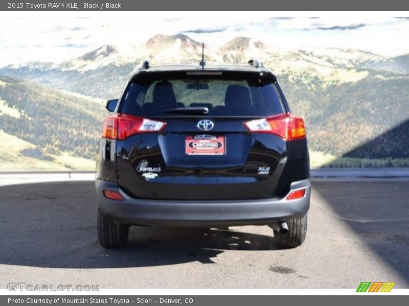 Black / Black 2015 Toyota RAV4 XLE