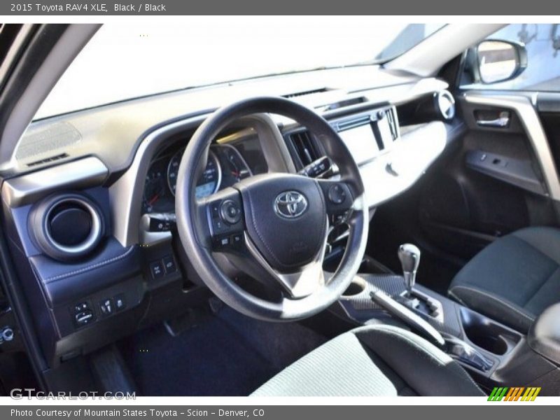 Black / Black 2015 Toyota RAV4 XLE