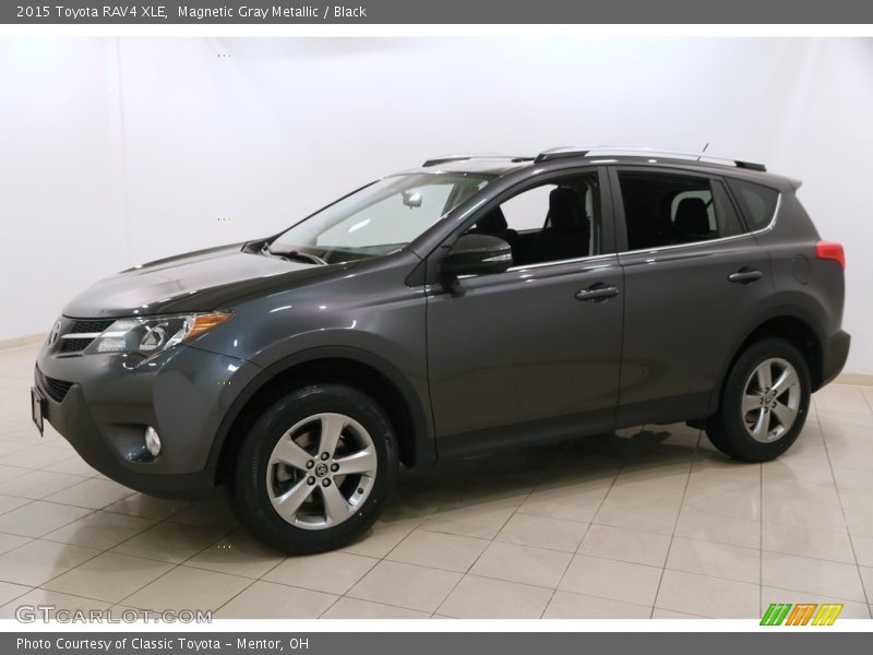 Magnetic Gray Metallic / Black 2015 Toyota RAV4 XLE