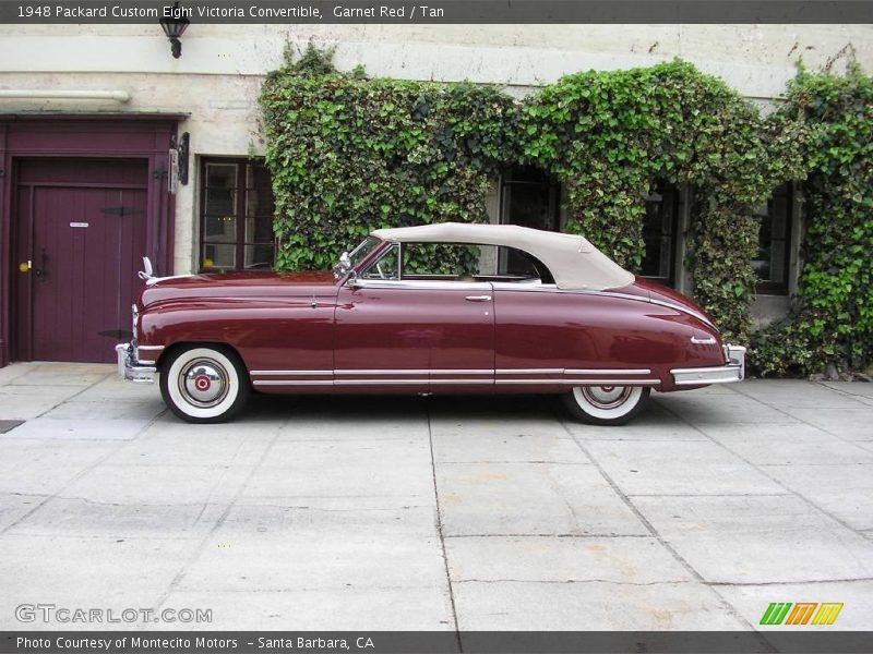 Garnet Red / Tan 1948 Packard Custom Eight Victoria Convertible