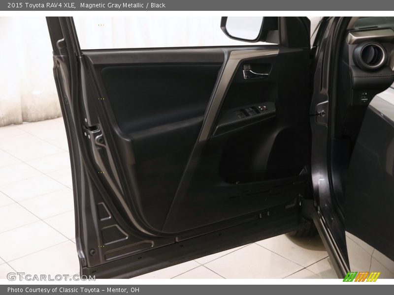 Magnetic Gray Metallic / Black 2015 Toyota RAV4 XLE