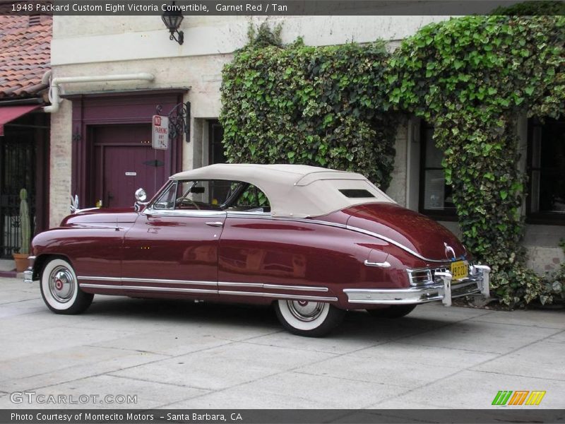 Garnet Red / Tan 1948 Packard Custom Eight Victoria Convertible