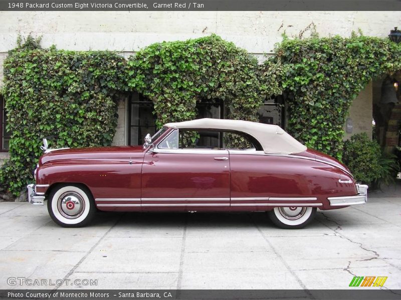 Garnet Red / Tan 1948 Packard Custom Eight Victoria Convertible