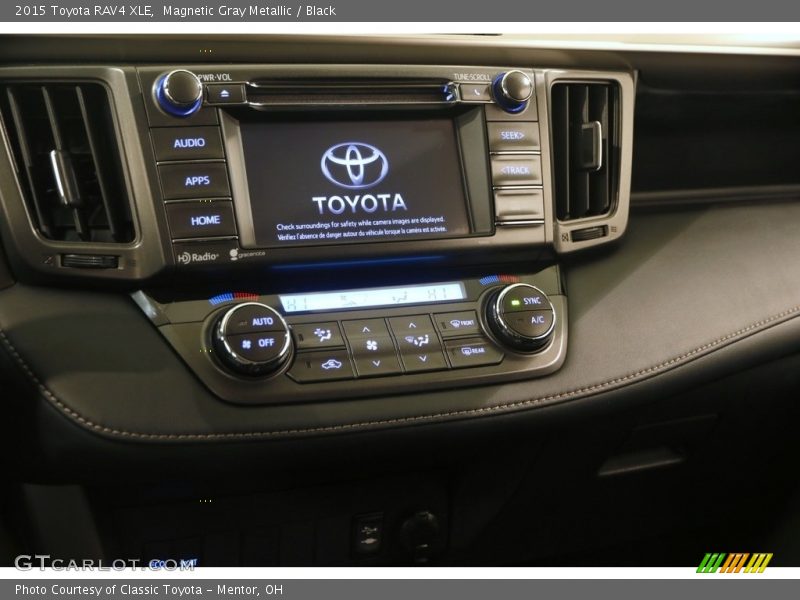 Magnetic Gray Metallic / Black 2015 Toyota RAV4 XLE