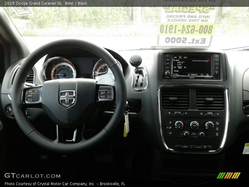 Billet / Black 2018 Dodge Grand Caravan SE
