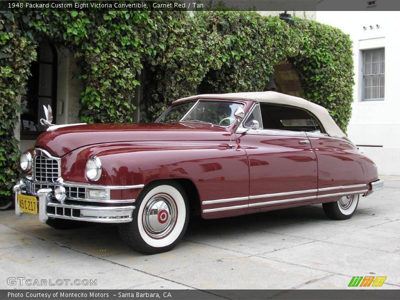 Garnet Red / Tan 1948 Packard Custom Eight Victoria Convertible