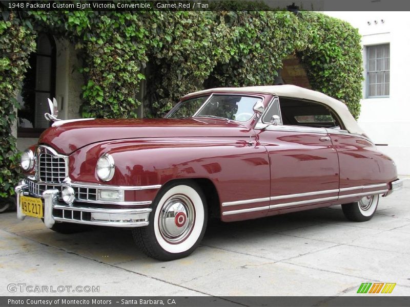 Garnet Red / Tan 1948 Packard Custom Eight Victoria Convertible