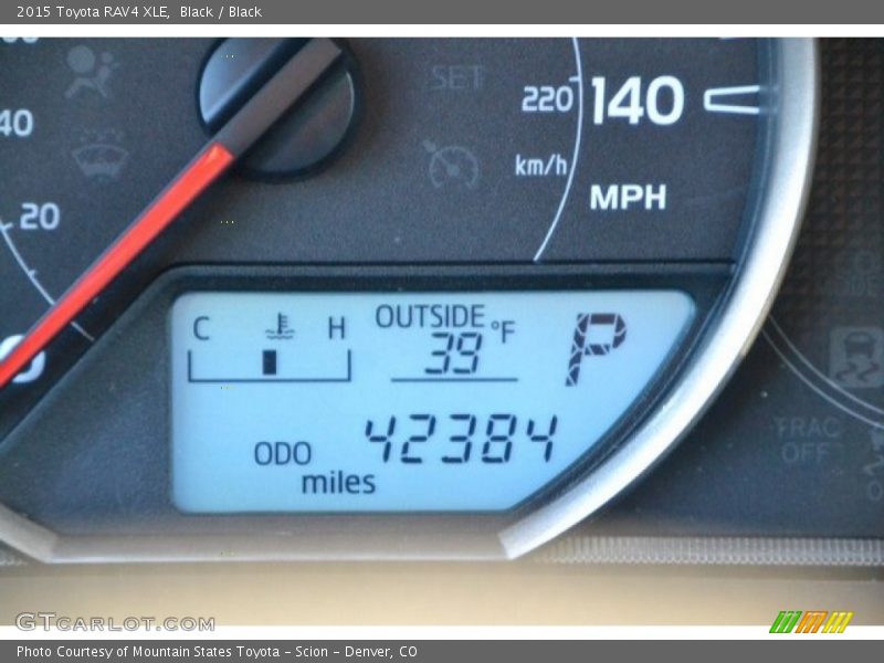 Black / Black 2015 Toyota RAV4 XLE