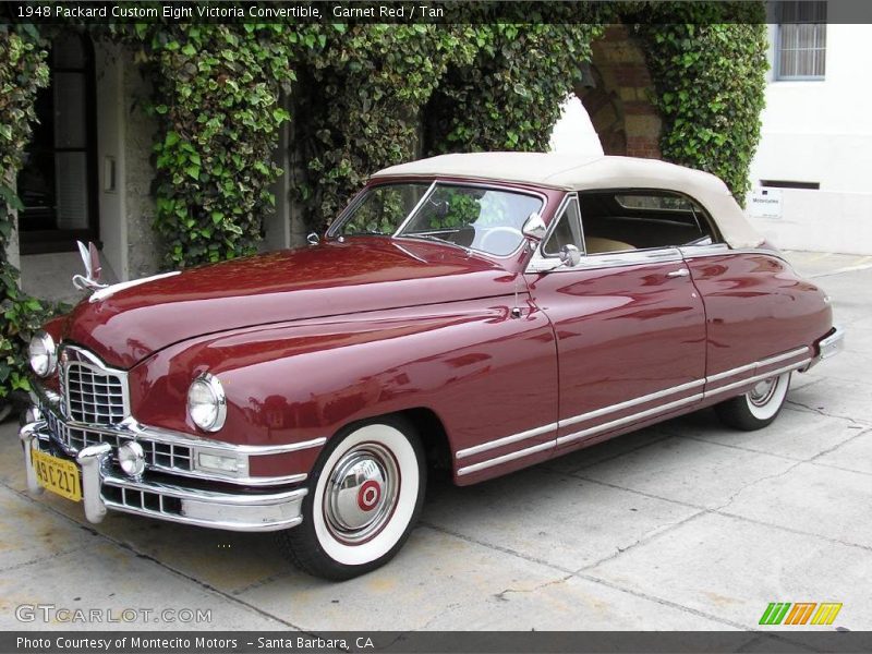 Garnet Red / Tan 1948 Packard Custom Eight Victoria Convertible