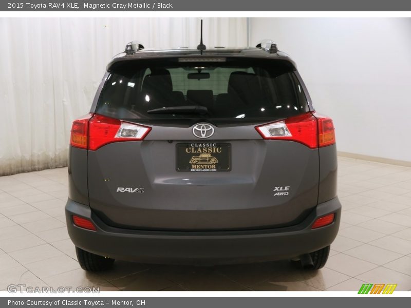 Magnetic Gray Metallic / Black 2015 Toyota RAV4 XLE