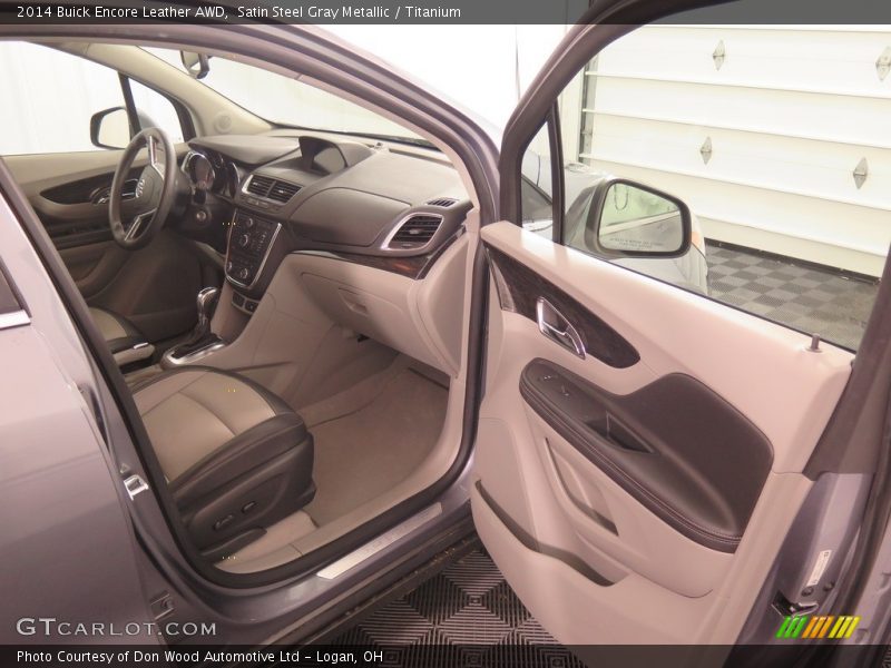 Satin Steel Gray Metallic / Titanium 2014 Buick Encore Leather AWD