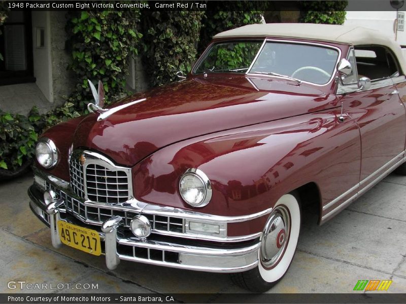 Garnet Red / Tan 1948 Packard Custom Eight Victoria Convertible