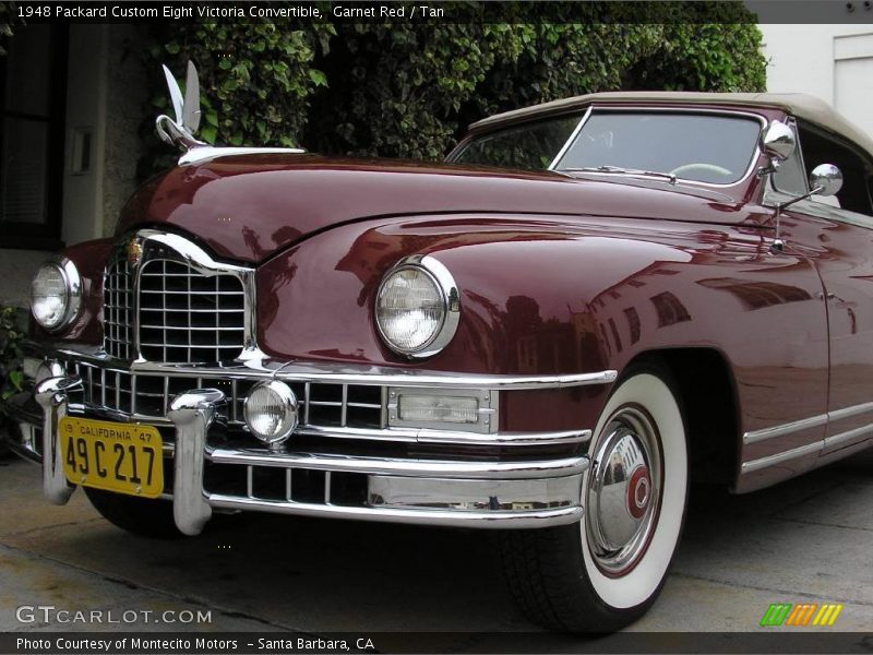 Garnet Red / Tan 1948 Packard Custom Eight Victoria Convertible