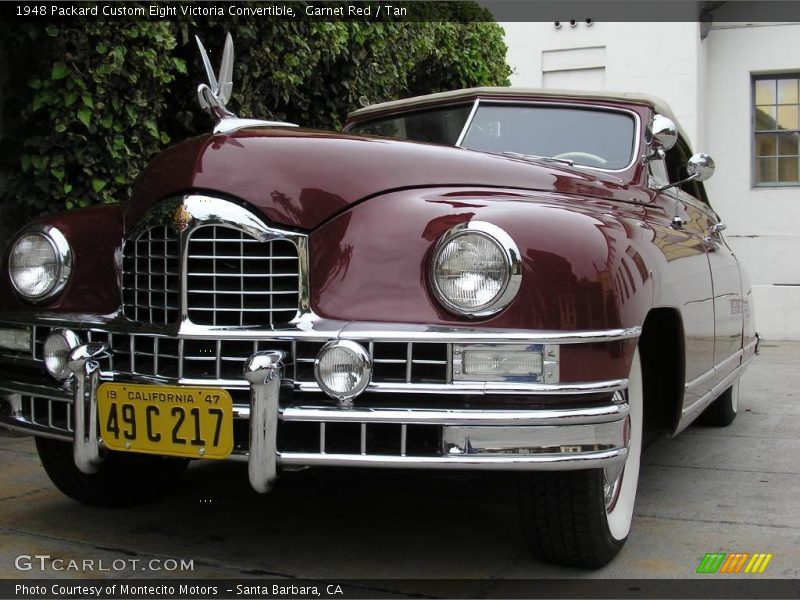Garnet Red / Tan 1948 Packard Custom Eight Victoria Convertible
