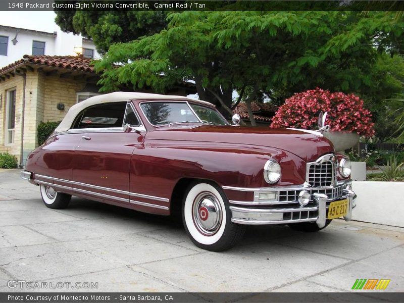 Garnet Red / Tan 1948 Packard Custom Eight Victoria Convertible