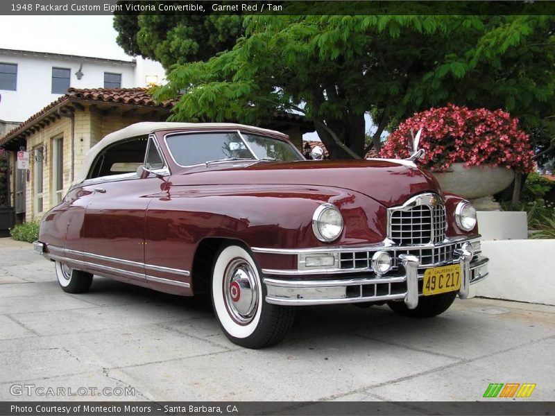 Garnet Red / Tan 1948 Packard Custom Eight Victoria Convertible